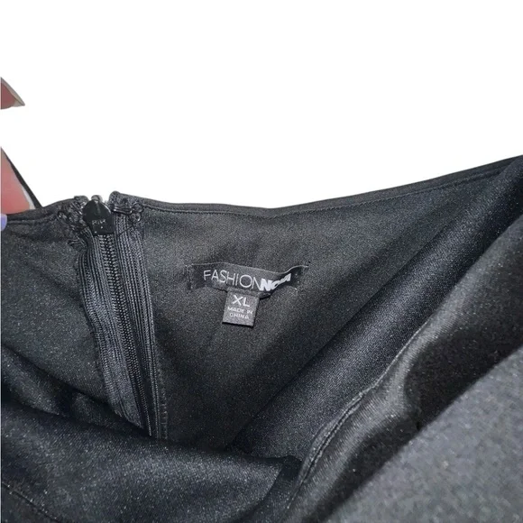 Fashion Nova Black One Shoulder Dress - Picture 5 of 7